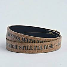 Still I'll Rise Leather Wrap Bracelet-The Ethical Olive