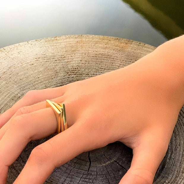 Stack Up Rings-The Ethical Olive