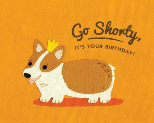 "Go Shorty" Card-The Ethical Olive