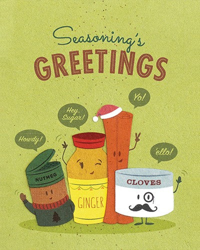 "Seasonings Greetings" Card-The Ethical Olive