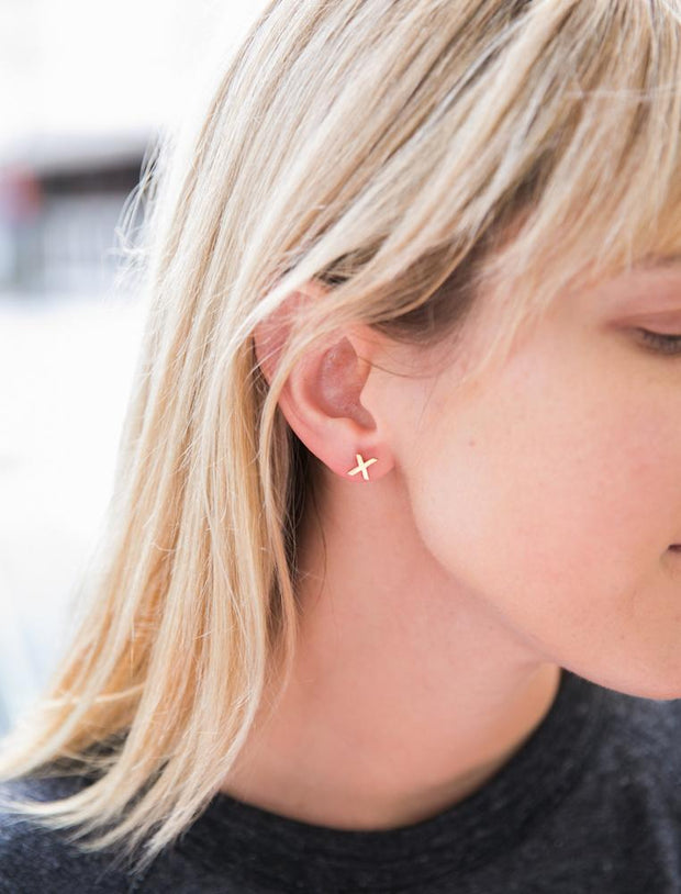 XO Earrings-The Ethical Olive