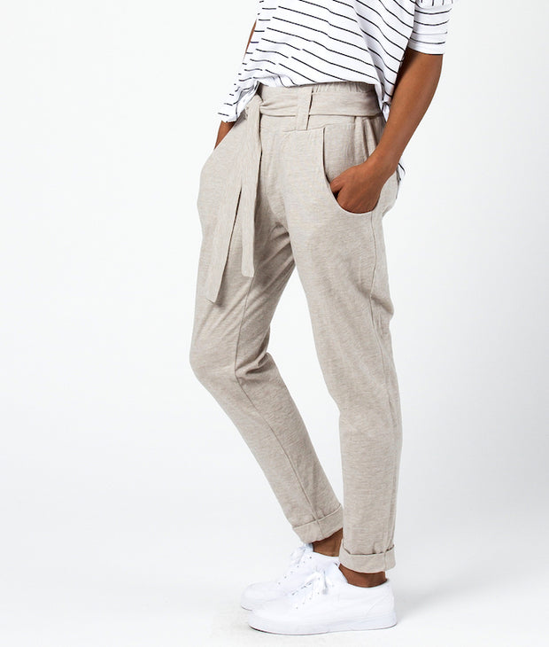 Tan Astrid Pants-The Ethical Olive