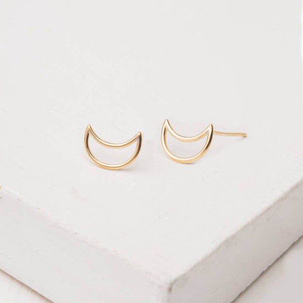 Crescent Earrings-The Ethical Olive