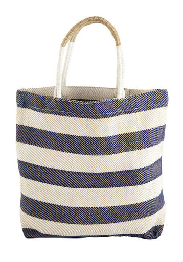 Thick Striped Shopper: Indigo-The Ethical Olive
