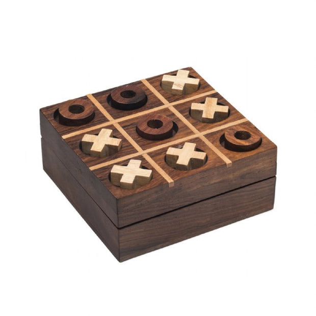 Wooden Tic Tac Toe Game-The Ethical Olive