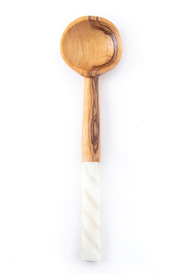 Bone Spiral Coffee Spoon