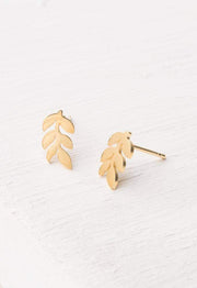 Rowen Leaf Studs