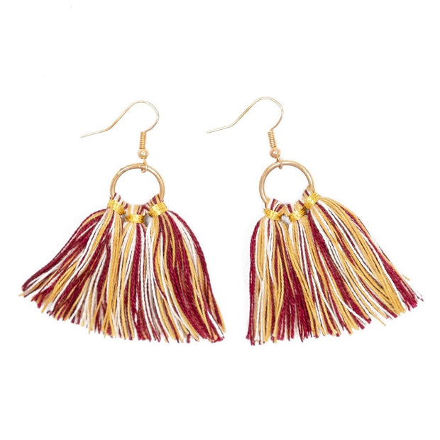 Triple Fringe Earrings