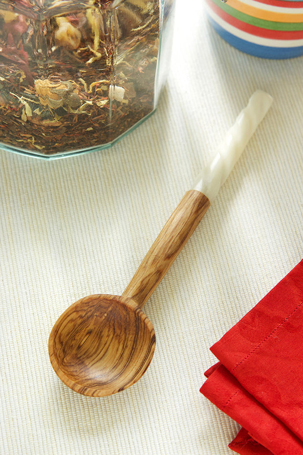 Bone Spiral Coffee Spoon