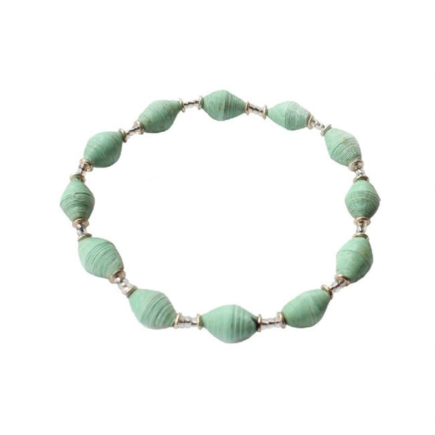 Single Strand Magazine Bead Bracelet-The Ethical Olive