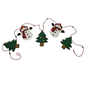 Snowman Garland-The Ethical Olive