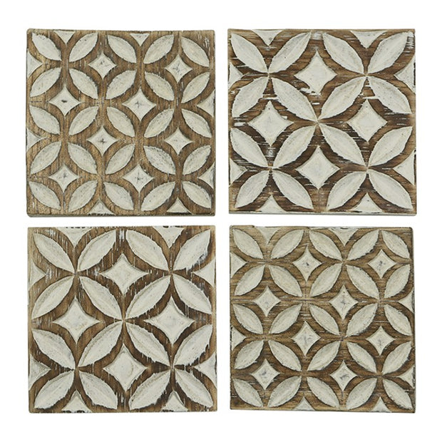 White Washed Coaster Set-The Ethical Olive